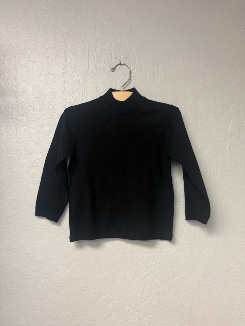 $20 ADD ON Zara Mock Neck Black Knit Sweater 3Y Janie and Jack Jamie Kay